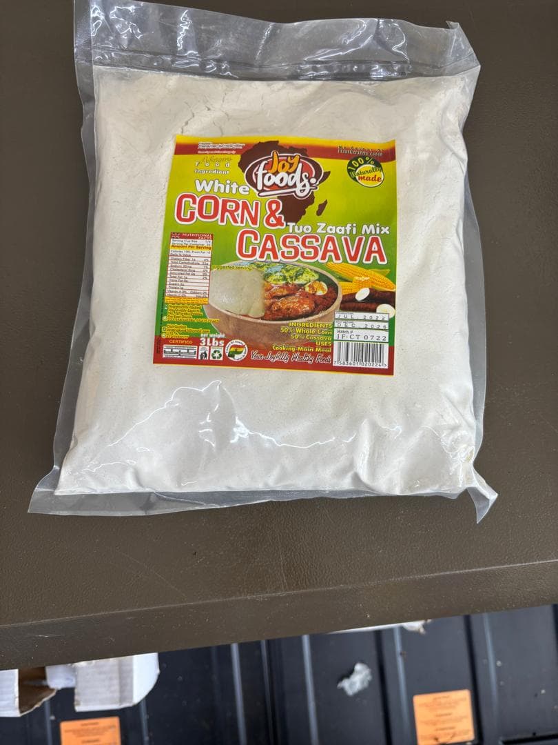 JOy Foods Whote Corn & Cassava 3 LBS(Tuo Zaafi Mix)