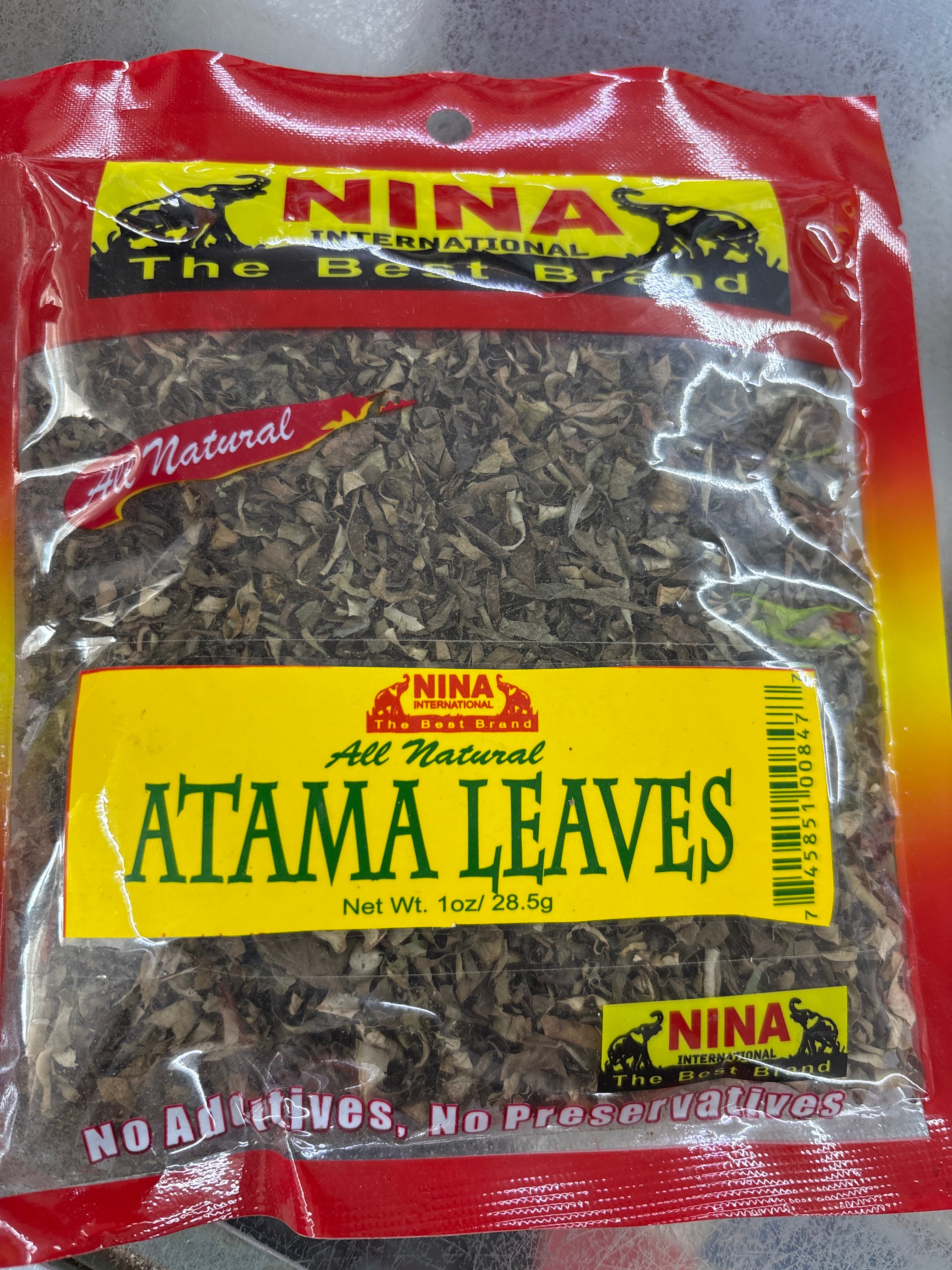 NINA ATAMA LEAVES