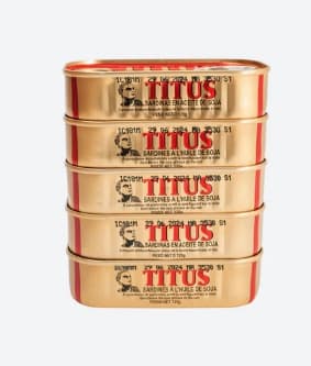 Titus Sardines - 125g (Pack of 5)