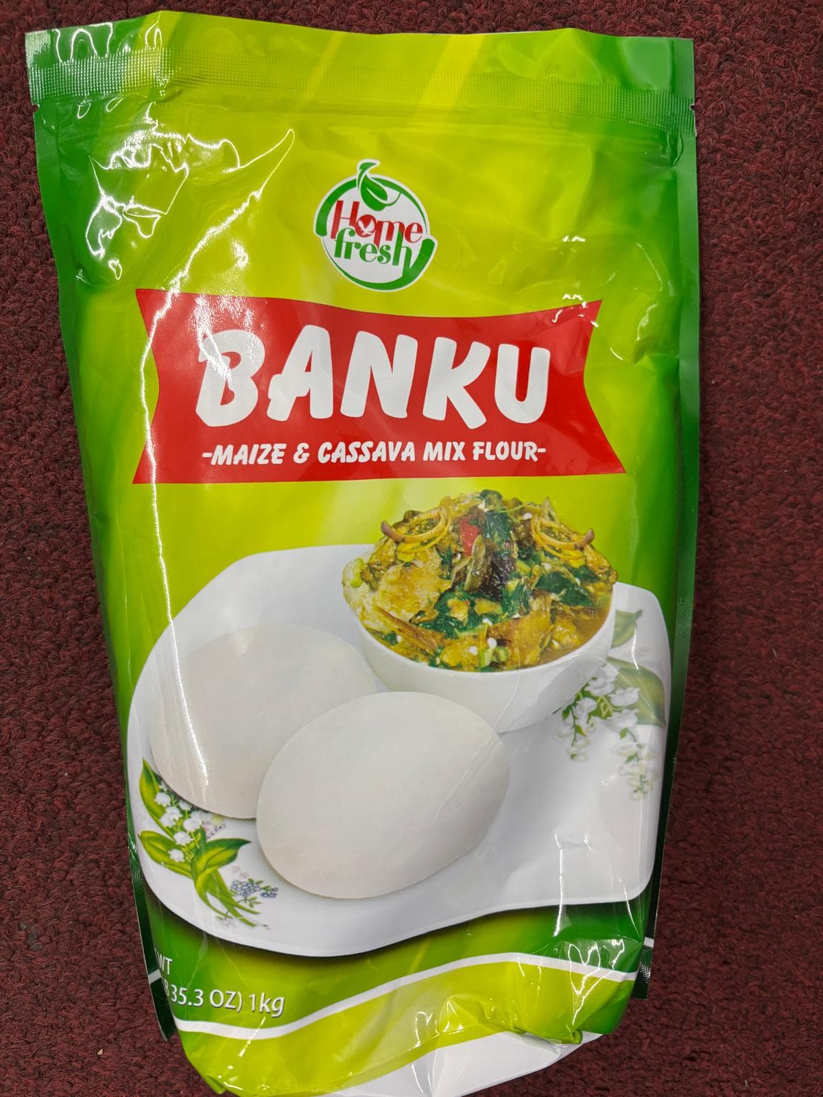 HOME FRESH BANKU MAIZE AND CASSSAVA FLOUR